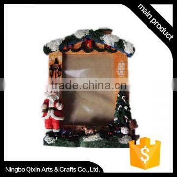 Handmade Polyresin Christmas LED Light Picture Frame