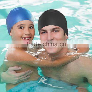 Customized Logo Available Wholesale Waterproof Silicone Swim Cap photo-2