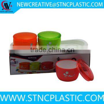 3 pcs customize EMPTY Plastic cookie packing Sweet Jars Candy Buffet