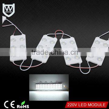 CE,RoHS Certification MCPCB led module dc 12v 6 chips 2835 3w led smd module,pcb module for billboard,lighting box