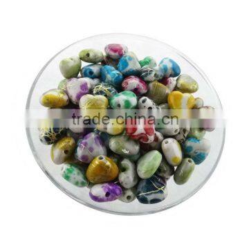 wholesale fashion accessory plastic craft heart beads for bracelets