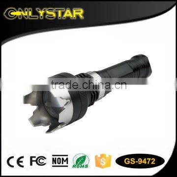 Onlystar GS-9472 CRE T6 high power zoomable tactical emergency long torch