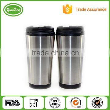 16oz Outer 201 Stainless Steel Inner Plastic Travel Mug Promotion Mug With New Design