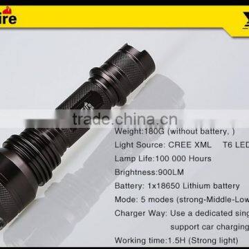 18650 Lithium Battery LED Flashlight photo-2