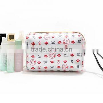 Low Toxicity Simple Promotional Women Polyester Chic Cosmetic Bags