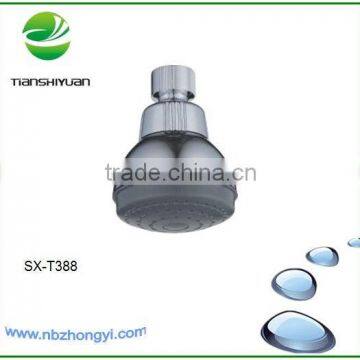 Small round shower head ABS chromed rain shower simpleness bathroom accessories shower heads with arm rain shower