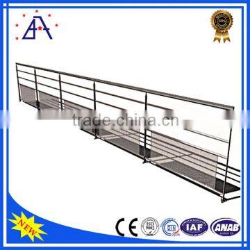 High Style Modestly Priced Silver Anodized Aluminum Balcony Fence Cover