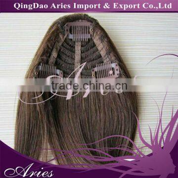 Japanese Fashion Human Hair Clip on in Bang