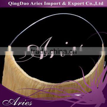 20 Inches 100% Human Hair Flip in Halo Hair Extensions photo-3