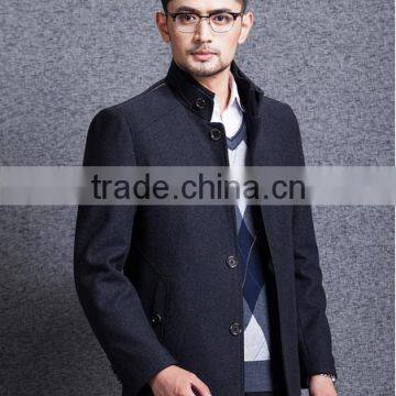 The Spring and Autumn Period and the New Men's Windbreaker Business Men's Wear Brand Cashmere Cloth Coat photo-4