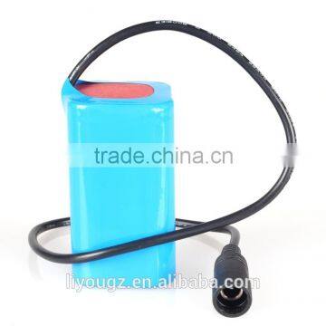 18650*4 7.4V 4400mAh lithium battry pack