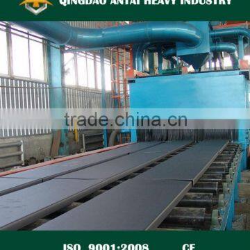 Q69 series shot blast machine for steel plate and H beam