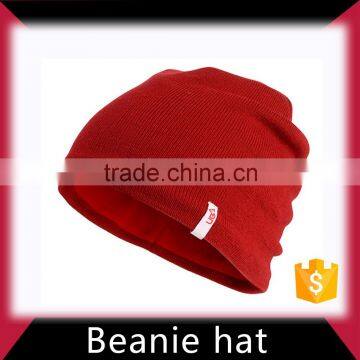 Knitted beanie custom hat in low price