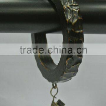 Custom Drapery Curtain Rod Rings With Clips For 1", 1-1/4" and 1-1/2" Curtain Rods photo-5