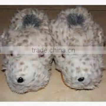 plush shoes/plush animal house shoes/plush dog shoes