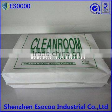 Clean Room 55% Cellulose & 45% Polyester Fabric Cleaning Wipes