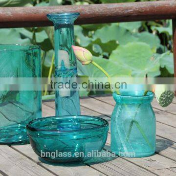 Glass Promotion Bowl Vase Colour Decor Cheap photo-2