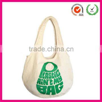 Nature green sublimation cotton bag for shopping (factory)