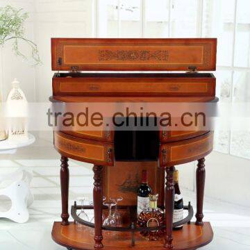 Antique Wooden Home Bar Cabinet Designs/liquor Cabinet photo-5