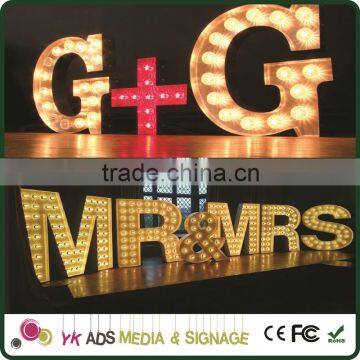 metal fascia letter Acrylic Led Letters