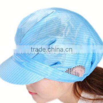 High Quality Antistatic Hat Blue Cleanroom Cap ESD Cap