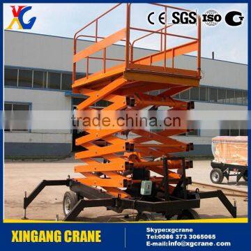 SJY Model Mobile Hydraulic Scissor Lifting Platform With Good Price