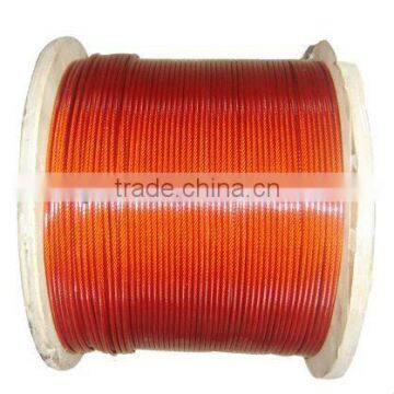 16mm Steel Wire Rope With Plastic Cover