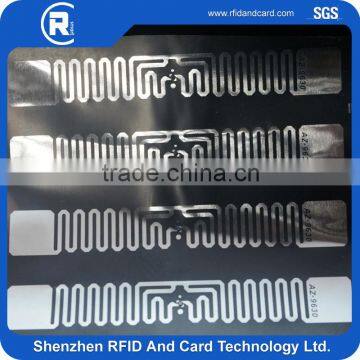 RFID Label ALN- 9630 Alien HIGGS 3 RFID UHF Dry Inlay wet inlay ISO 18000-6C protocol Tag