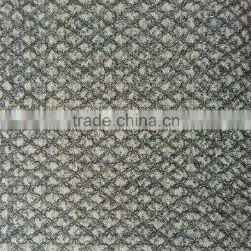 gold stamping quilting embroidered fabric,lace fabric for winter coat