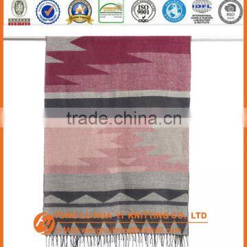 customized woven 100% acrylic wholesale magic scarf