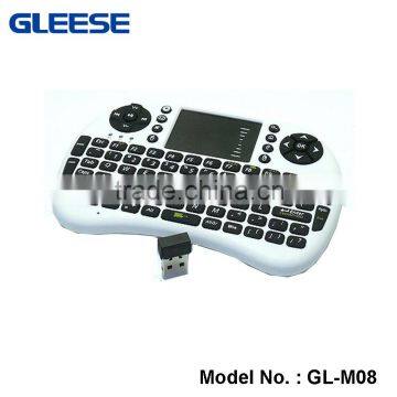 Gleese 2.4G wireless Keyboard mini Air Mouse Multi-Media Remote Control Touchpad Handheld Keyboard for TV box
