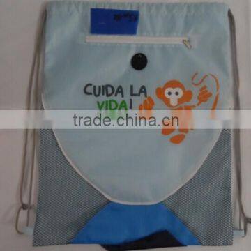 promotional drawstring bags monkey logo