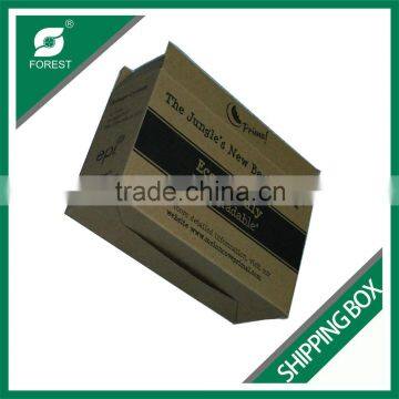 FLEXO PRINTING E FLUTE DISPOSABLE CORRUGATED SHIPPING CARTONS OEM PAPER PACKING BOXES FOR POOP BAGS photo-3