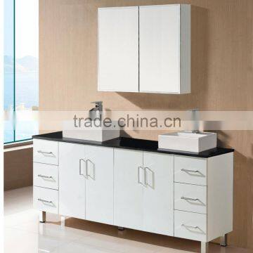 White lacquer wood 18 inch bathroom vanity,40 inch bathroom vanity