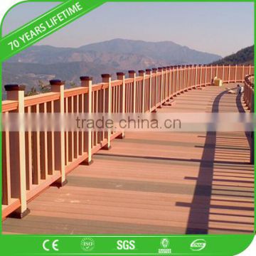 JFCG Recyclable WPC Material Outdoor Fence Bridge Fence