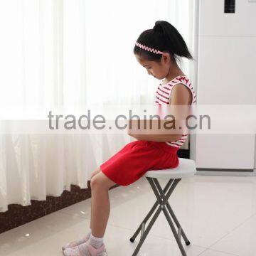 Trademark Granite White Folding Stool photo-3