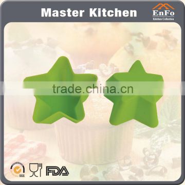 star shape silicone cake mould