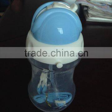 BPA Free Water Drinking Bottle for Kids With Sippy and Ribbon photo-2
