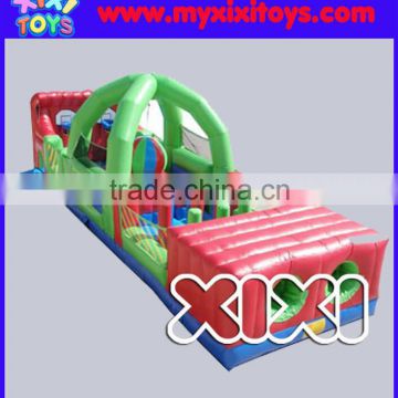 0.55mm PVC high quality inflatable obstacle course for kids