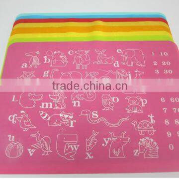 Custom Food Grade Silicone Baby Placemat Silicone Kids Placemat