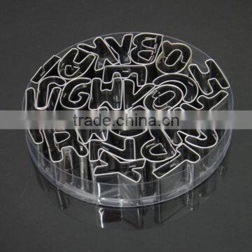 Hot Sale 35pcs Letters & Number Stainless Steel Cookie Cutters Set
