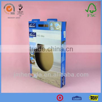 Good Quality Elegant Cardboard Box Carry Handle With PVC Window