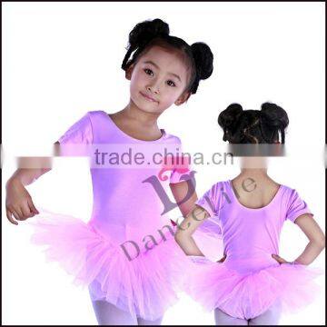 C2221 2014 Wholesale short sleeve girls ballet tutu dress ballet dance tutus kid's pretty ballet tutu girls ballet tutu costumes