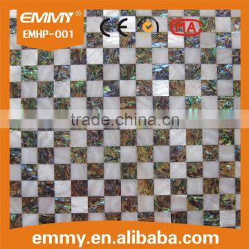 new design mixed mother of pearl sea shell mosaic wall tile panels background decorative