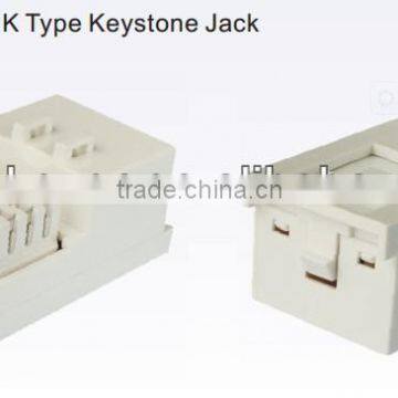 Cat5e TP UK Type Keystone Jack RJ45 female