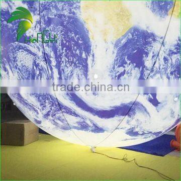 Decorating Shining Lighting Up Inflatable Balloons , Led Balloon With Logo Painting