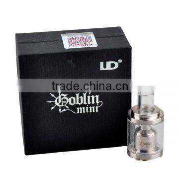 Hot selling!! New Products UD Goblin V2 Mini 3ml Glass Tank Atomizer Kit RTA V2