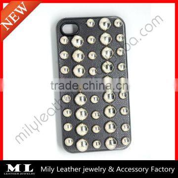 MLPC-0008 Hot sale fashion Punk rivet leather phone case