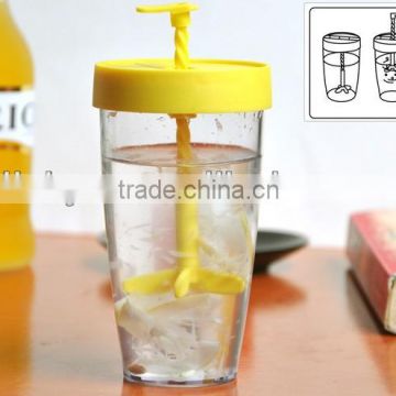 plastic cup with spoon for coffee on sales