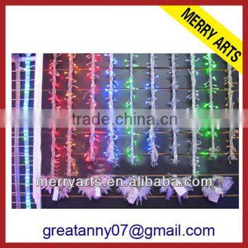 Traditional colorful 50m outdoor led christmas street light decorations and lighting